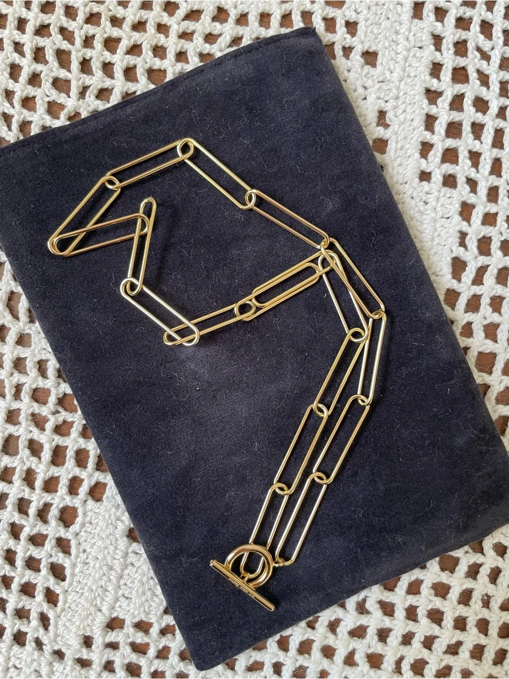Ana Luisa Paper Clip Chain Necklace - Alyssa